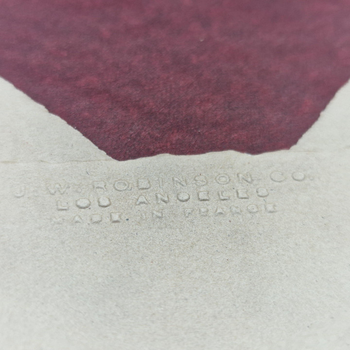 Антикварный почтовый набор 1900 г. Belle Époque - J.W. Robinson Co.