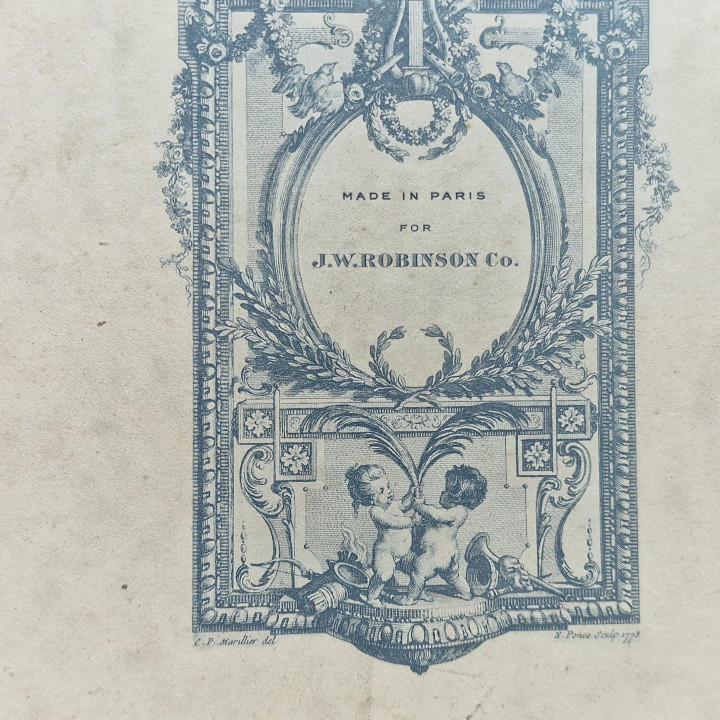 Nécessaire de correspondance Belle Époque 1900 - J.W. Robinson Co.