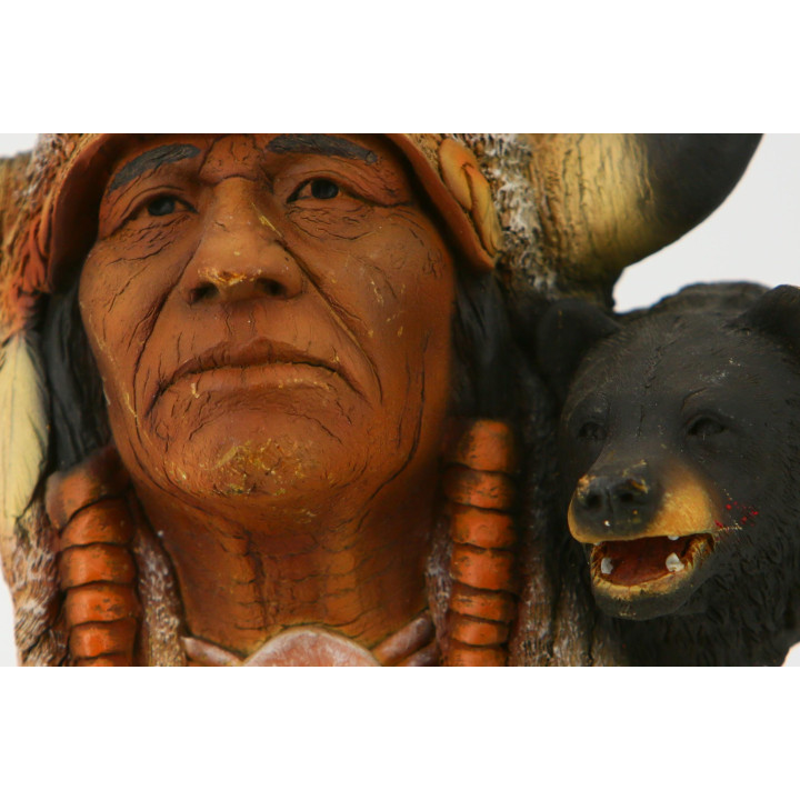 Escultura Mural Bear Claw Neil J. Rose — Arte Nativo Americano