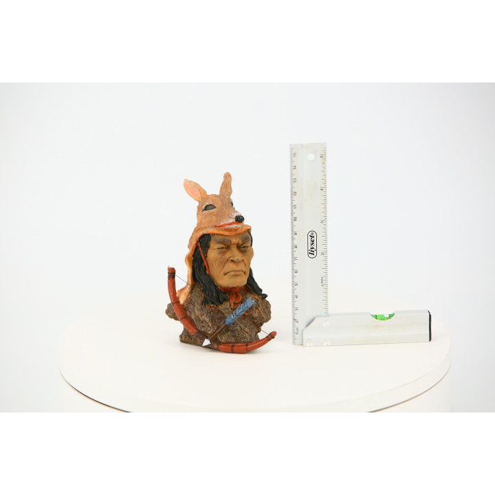 Busto Guerreiro Indígena Norte-Americano (1990)