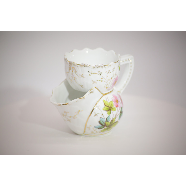 Antyczna porcelanowa miseczka do golenia lata 20.