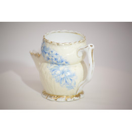 Vintage Rasierschüssel aus Porzellan - Floral & Gold