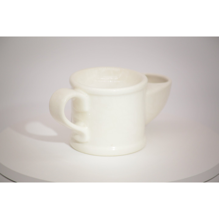 Vintage Porcelanowy Scuttle do Golenia Wade - Lata 80.