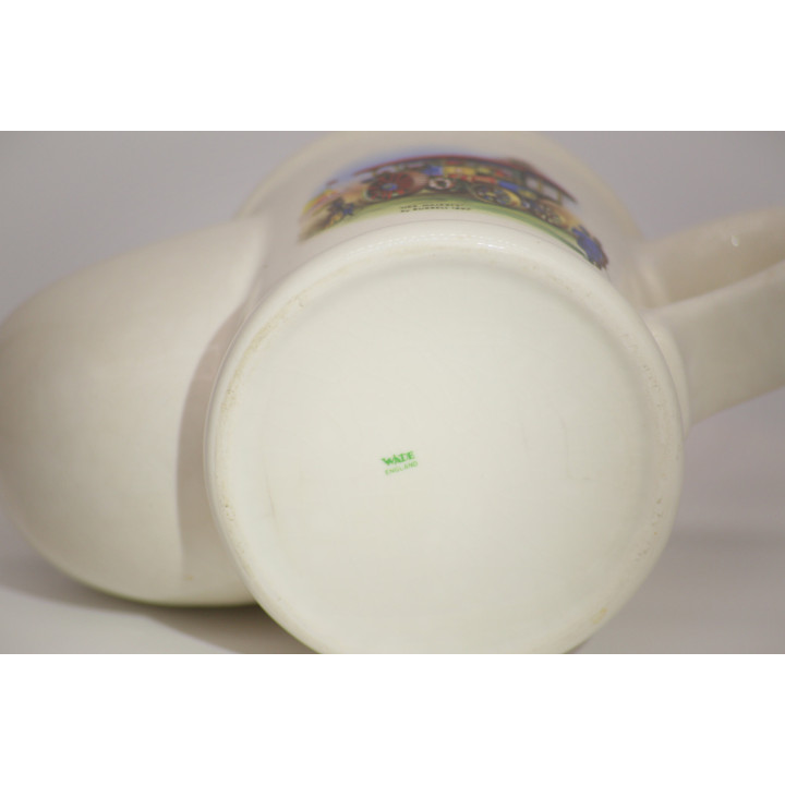 Scuttle de Afeitar Vintage Wade Porcelana - Años 80