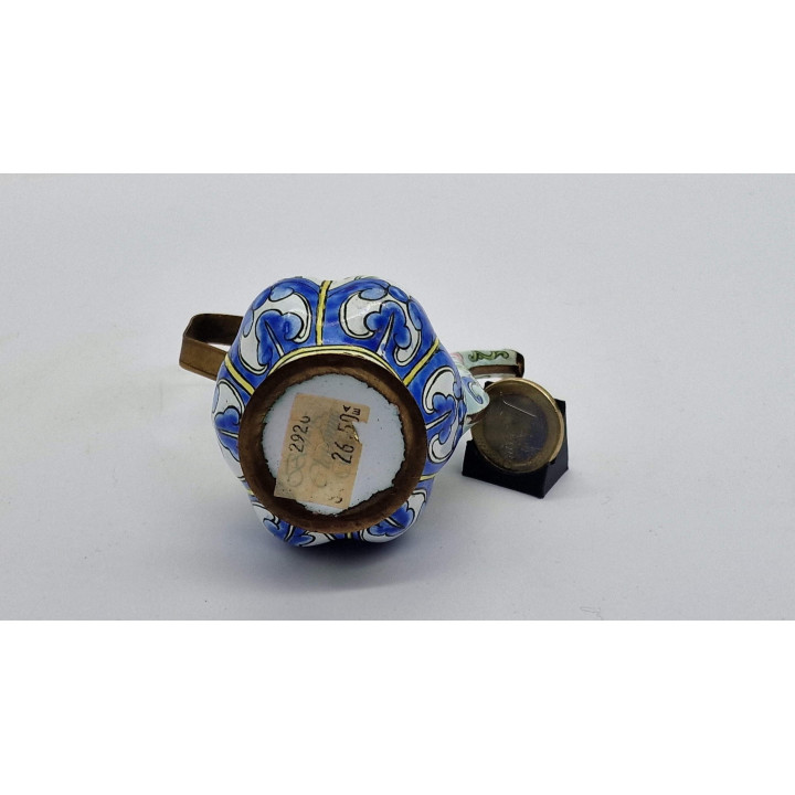 Bule Miniatura Decorativo Esmalte de Cantão - Anos 80