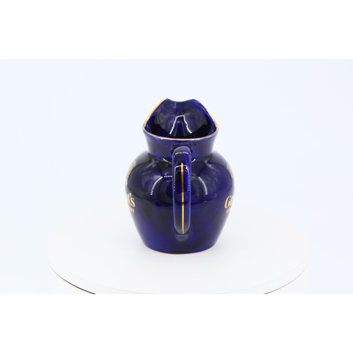 Vintage Grant's Scotch Whisky Wade Pottery Krug — Blau & Gold