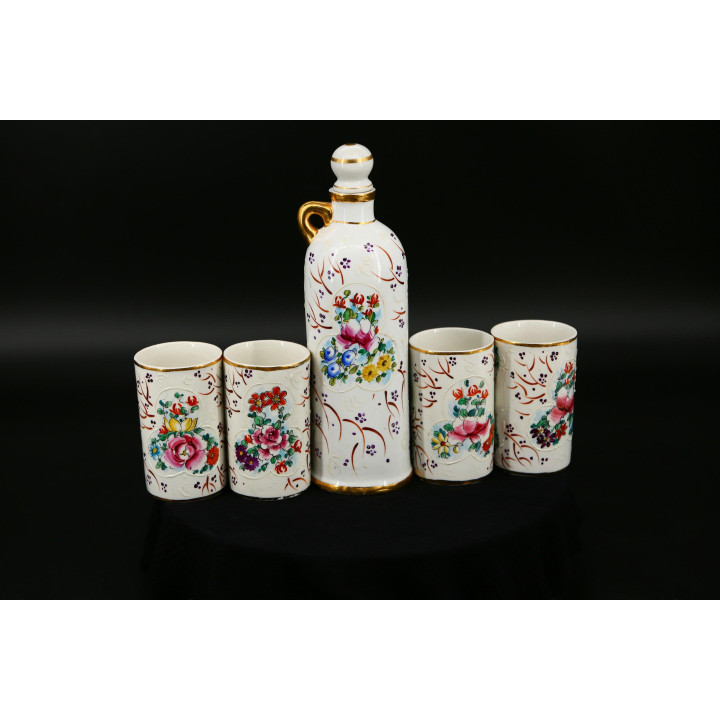 Set da Liquore Alako in Porcellana (5 pezzi) - Anni '90