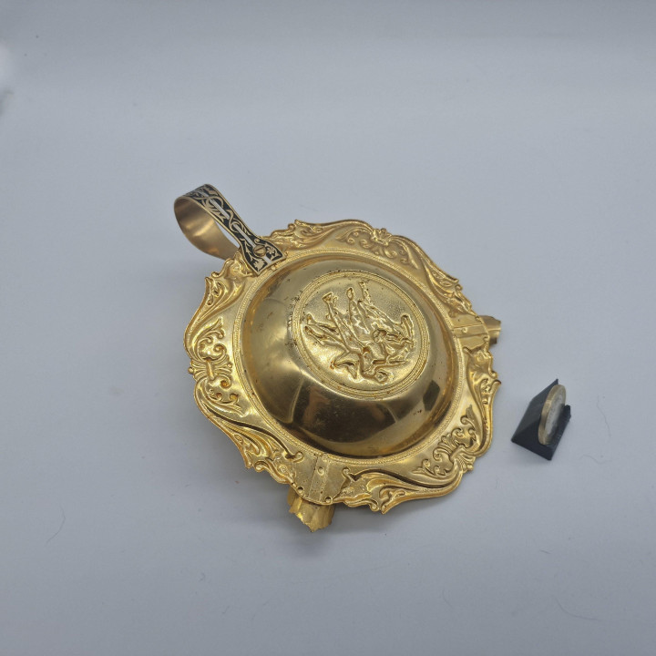 Vintage Toledo Damaszener Aschenbecher Stierkampf 1950