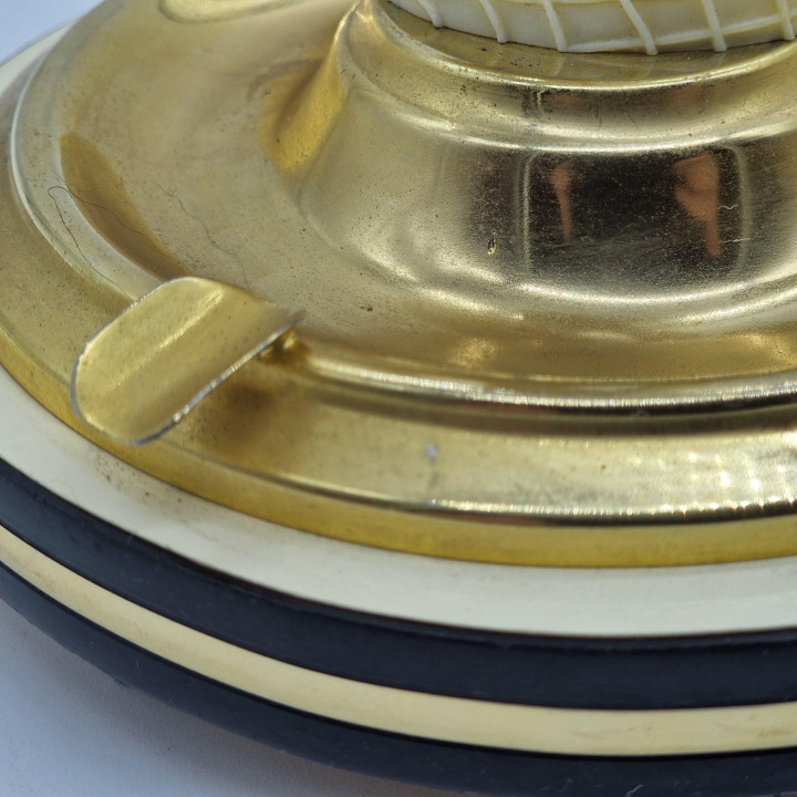 Vintage Oosterse Asbak Visser, Hollywood Regency jaren 70