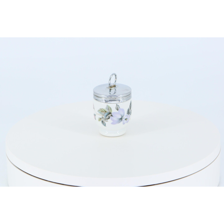 Vintage Royal Worcester Egg Coddler 1980s | Floral Porcelain