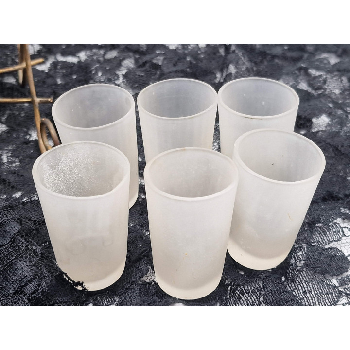 Antieke Art Nouveau Likeurset Druif 1910 - Glas & Metaal