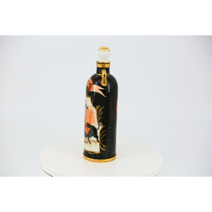 Caraffa Vintage Spagnola Alako - Scena di Corrida in Ceramica