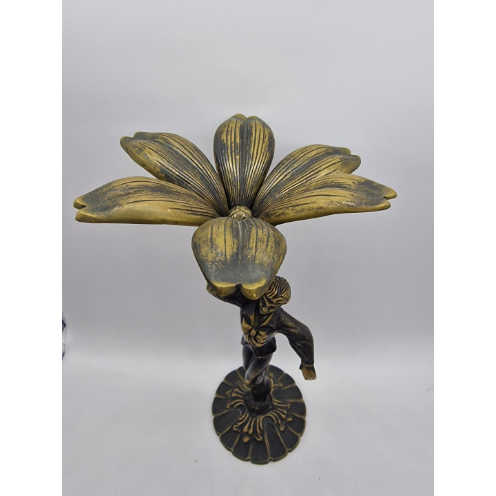 Mid-Century Bronzen Sculpturale Asbak - Spanje, 1950