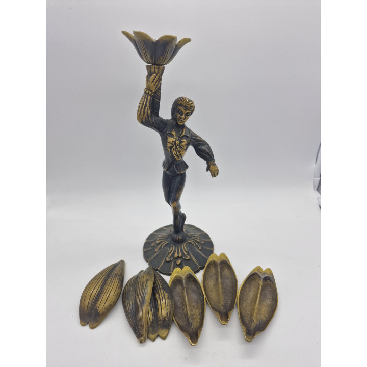 Mid-Century Bronze Sculptural Ashtray - Spain, 1950s