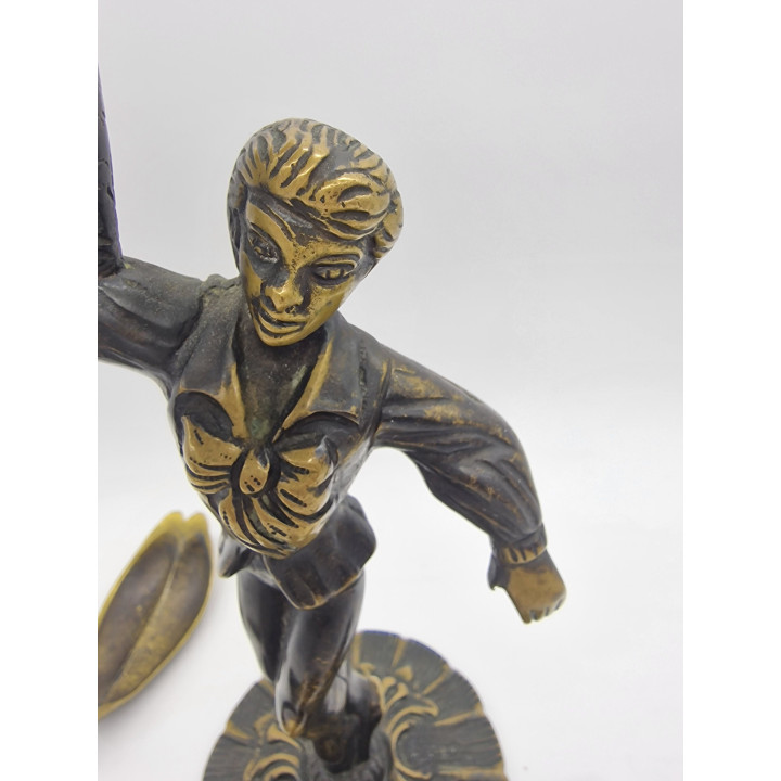 Mid-Century Bronze Sculptural Ashtray - Spain, 1950s