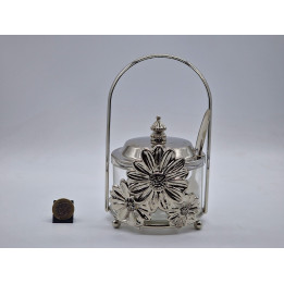 Vintage Silea Sugar Bowl - 1970s French Silver-Plated