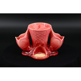 Vintage Sarreguemines Ceramic Pipe Holder