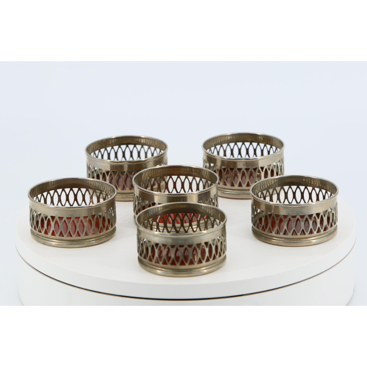 Conjunto Art Déco de 6 Peças Alpaca e Baquelite (Anos 30)