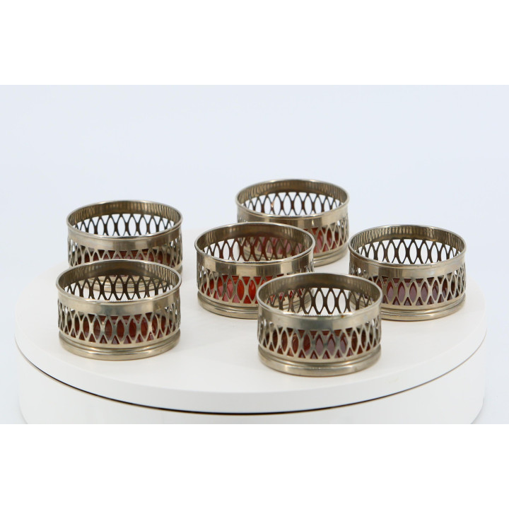 Conjunto Art Déco de 6 Peças Alpaca e Baquelite (Anos 30)