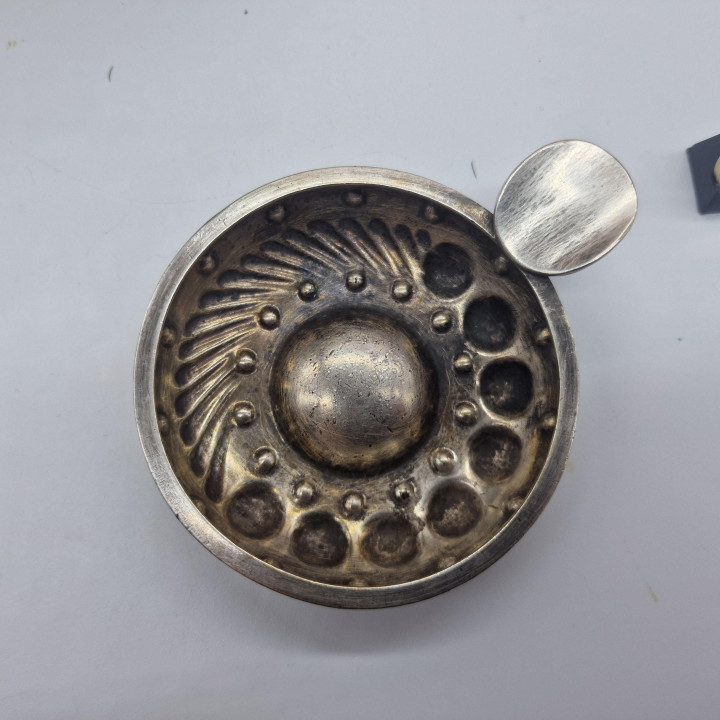 Tastevin Francés Antiguo Plateado 1950 - Copa de Cata Vintage
