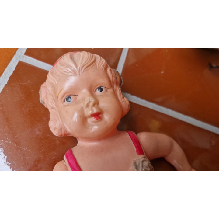 Vintage Japanese Celluloid Doll (c. 1950) — Restoration Project