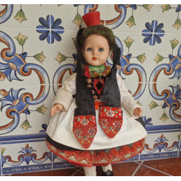 MMM Schwalm Trachtenpuppe 1950er Jahre - 53 cm