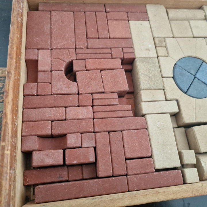 Antique Richter's Anchor Blocks No. 10A Set (1904)