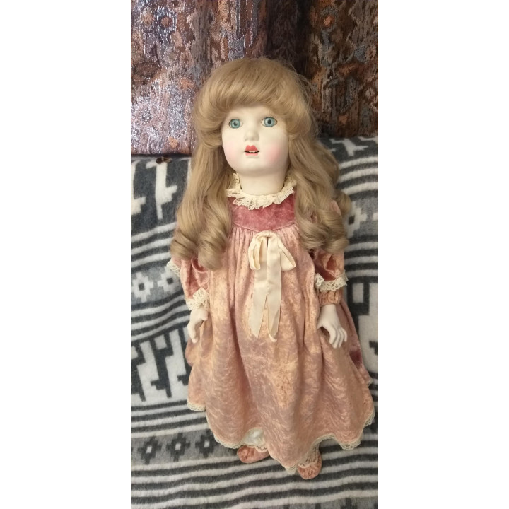 Ramón Inglés Vintage Spanish Porcelain Doll 70cm - 1970s
